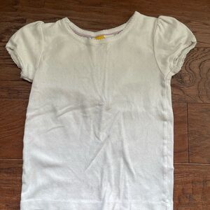 Boden White Pointelle T-Shirt